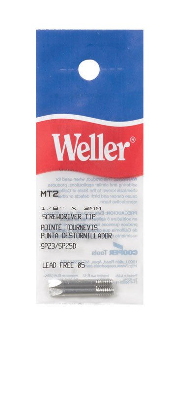 Weller Lead-Free Soldering Tip 1/8 in. D Copper