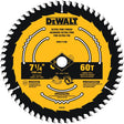DeWalt 7-1/4 in. D X 5/8 in. Tungsten Carbide Circular Saw Blade 60 teeth 1 pk