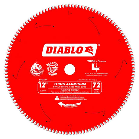 Diablo 12 in. D X 1 in. TiCo Hi-Density Carbide Circular Saw Blade 72 teeth 1 pk