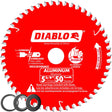 Diablo 5-3/8 in. D X 20 mm TiCo Hi-Density Carbide Circular Saw Blade 50 teeth 1 pk