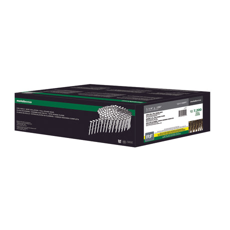 Metabo HPT 1-1/4 in. L Wire Coil Electro Galvanized Roofing Nails 16 deg 7200 pk