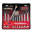 GEARWRENCH 12 Point Metric and SAE Ratcheting Combination Wrench Set 10 pc