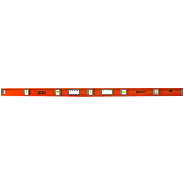 Johnson 78 in. Aluminum Magnetic Heavy Duty I-Beam Level 5 vial