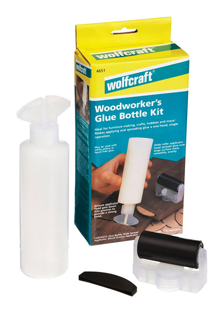 Wolfcraft Plastic Glue Roller Bottle 8 oz