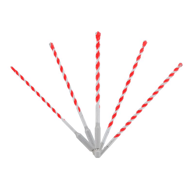 Diablo SPEEDemon Carbide Tipped Red Granite Hammer Bit Set Hex Shank 5 pc