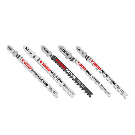 Diablo 0 in. T-Shank Wood & Metal Jig Saw Blade Set 5 pc