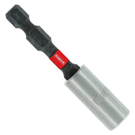 Diablo Hex 2-3/8 in. L Magnetic Bit Holder Black Oxide 1 pk