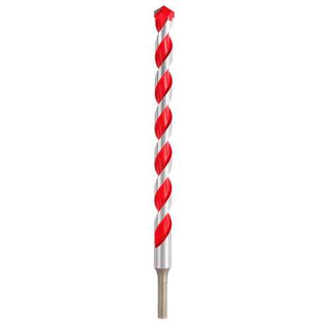 Milwaukee 3/4 in. X 12 in. L Carbide Hammer Drill Bit 3-Flat Shank 1 pk