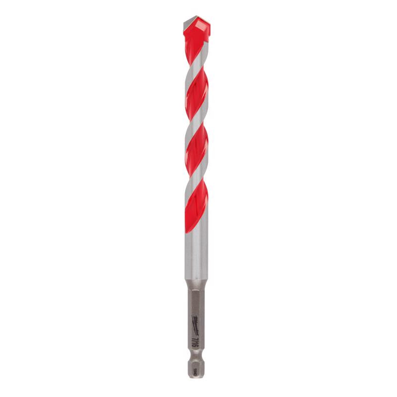 Milwaukee Shockwave 7/16 in. X 6 in. L Carbide Hammer Drill Bit Hex Shank 1 pc