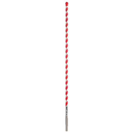 Milwaukee 1/4 in. X 12 in. L Carbide Hammer Drill Bit 3-Flat Shank 1 pk