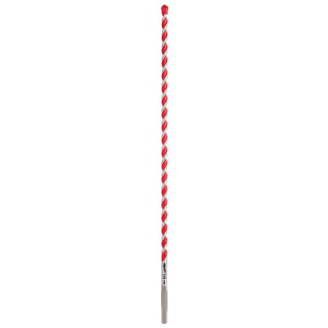 Milwaukee 5/16 in. X 12 in. L Carbide Hammer Drill Bit 3-Flat Shank 1 pk
