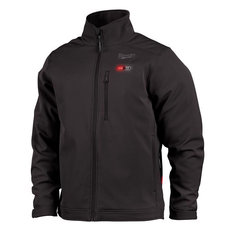 Milwaukee M12 Toughshell XXL Long Sleeve Unisex Full-Zip Heated Jacket Kit Black