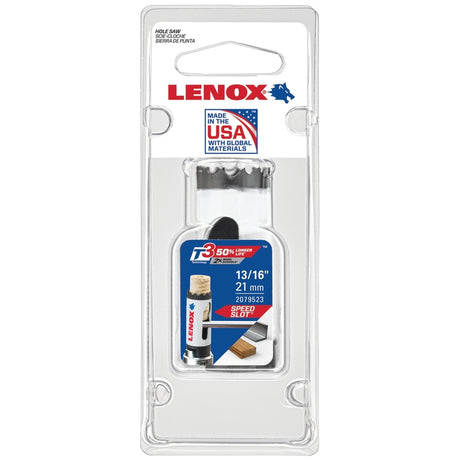 Lenox Speed Slot 13/16 in. Bi-Metal Hole Saw 1 pc