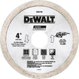 DeWalt High Performance 4 in. D X 5/8 in. Diamond Wet/Dry Tile Blade 1 pc