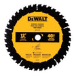 DeWalt 12 in. D X 1 in. Carbide Tipped Circular Saw Blade 40 teeth 1 pk