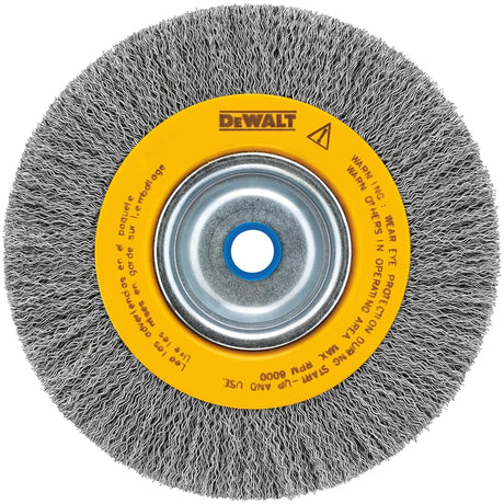 DeWalt 6 in. Fine Crimped Bench Grinder Wire Wheel Metal 6000 rpm 1 pc