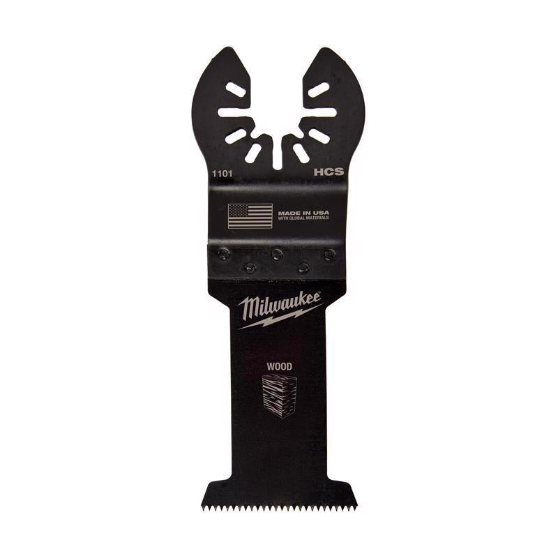 Milwaukee Universal Fit Open-Lok 1-3/8 in. W High Carbon Steel Multi-Tool Oscillating Blade Wood 1 p