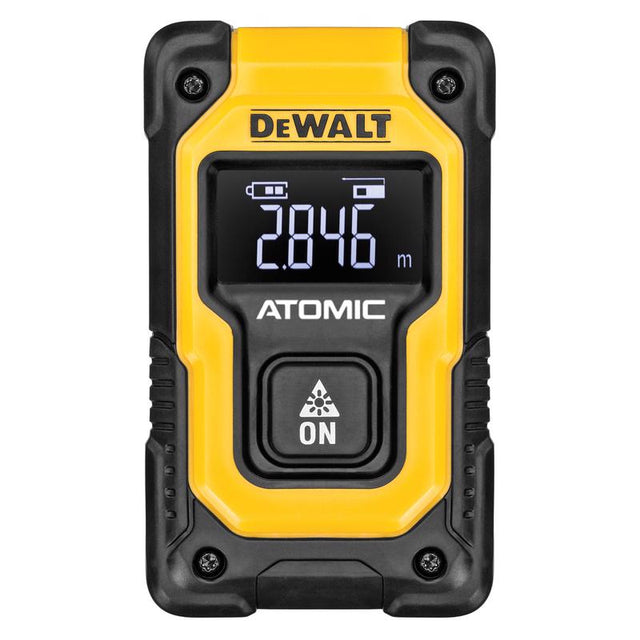 DeWalt Atomic 5.91 in. L X 4.33 in. W Pocket Laser Distance Measurer 55 ft. Black/Yellow 1 pc