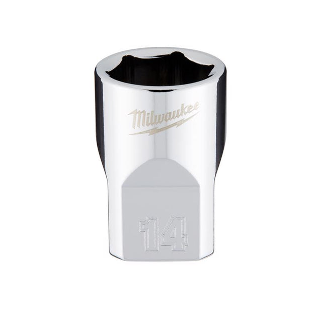 Milwaukee 14 mm X 3/8 in. drive Metric 6 Point Standard Socket 1 pc