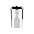 Milwaukee 1/2 in. X 3/8 in. drive SAE 6 Point Standard Socket 1 pc