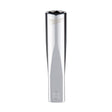 Milwaukee 8 mm X 1/4 in. drive Metric 6 Point Standard Deep Socket 1 pc
