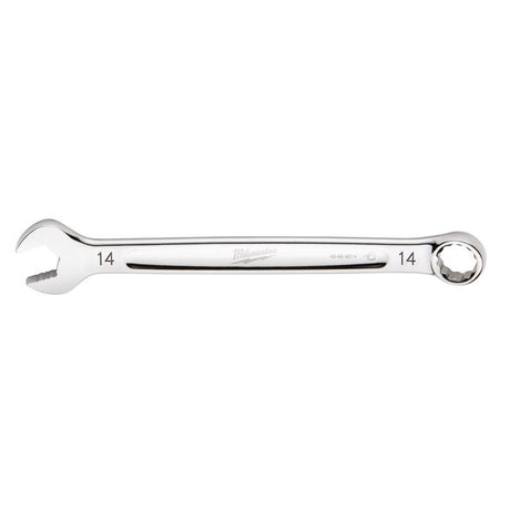 Milwaukee Max Bite 14 mm 6 and 12 Point Metric Combination Wrench 1.25 in. L 1 pc