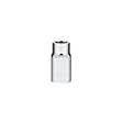 Milwaukee 11 mm X 1/2 in. drive Metric 6 Point Standard Socket 1 pc