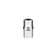 Milwaukee 13 mm X 1/2 in. drive Metric 6 Point Standard Socket 1 pc