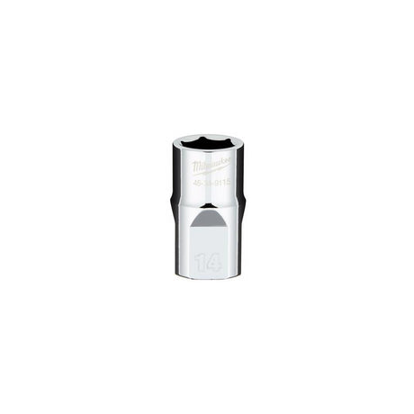 Milwaukee 14 mm X 1/2 in. drive Metric 6 Point Standard Socket 1 pc