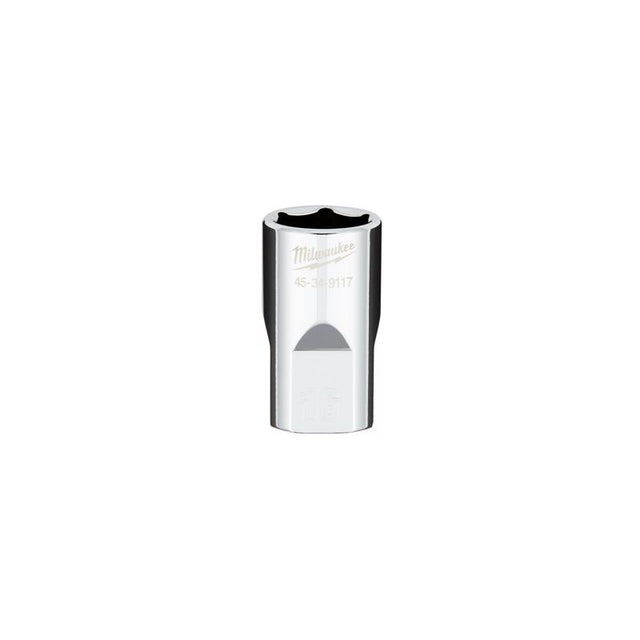 Milwaukee 16 mm X 1/2 in. drive Metric 6 Point Standard Socket 1 pc