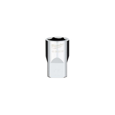 Milwaukee 17 mm X 1/2 in. drive Metric 6 Point Standard Deep Socket 1 pc