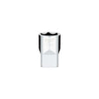 Milwaukee 19 mm X 1/2 in. drive Metric 6 Point Standard Deep Socket 1 pc