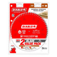 Diablo 10 in. D X 5/8 in. TiCo Hi-Density Carbide Circular Saw Blade Set 40 teeth 2 pk