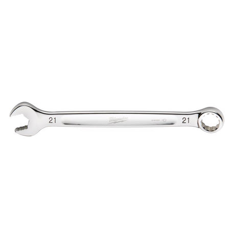 Milwaukee 21 mm X 21 mm 12 Point Metric Combination Wrench 10.71 in. L 1 pc