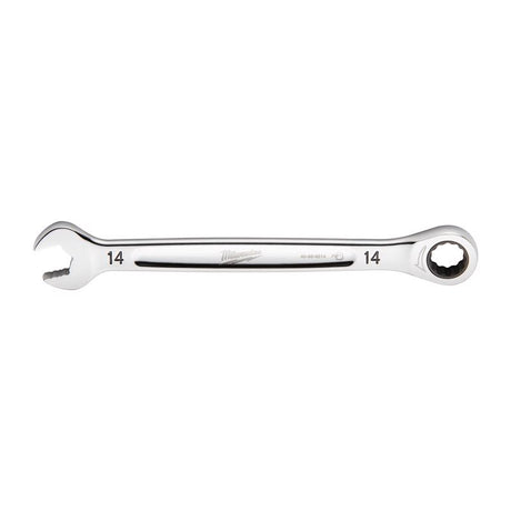 Milwaukee 14 mm X 14 mm 12 Point Metric Ratcheting Combination Wrench 7.8 in. L 1 pc