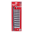Milwaukee 3/8 in. drive Metric 6 Point Deep Well Socket Set 10 pc