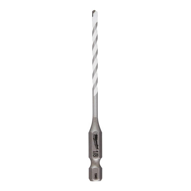 Milwaukee Shockwave 1/8 in. X 3.5 in. L Carbide Percussion Drill Bit Hex Shank 1 pc