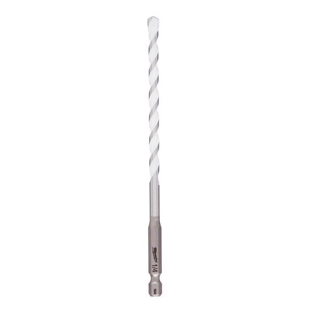 Milwaukee Shockwave 1/4 in. X 6 in. L Carbide Percussion Drill Bit Hex Shank 1 pc