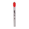 Milwaukee 1/4 in. X 2.25 in. L Carbide Tipped Glass/Tile Drill Bit Round Shank 1 pc
