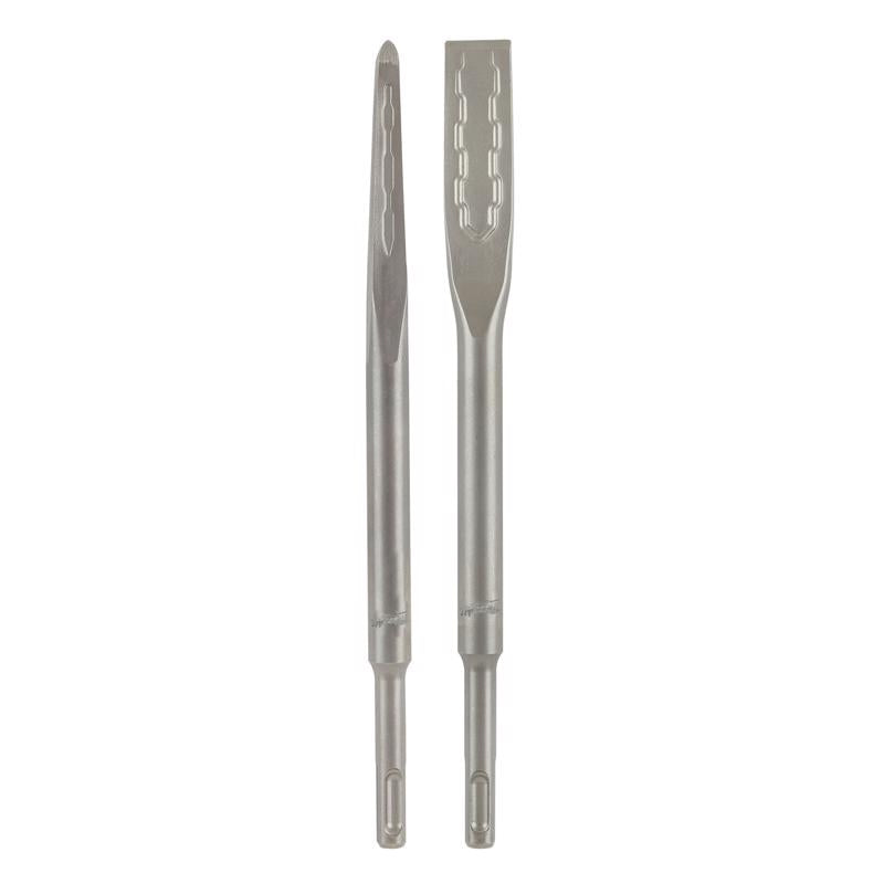 Milwaukee Sledge 10 in. L Forged Steel Chisel Bit SDS-Plus Shank 2 pc