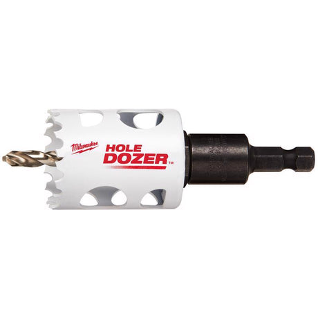 Milwaukee Hole Dozer 1-1/2 in. Bi-Metal Hole Saw with Arbor and Pilot Bit 1 pk