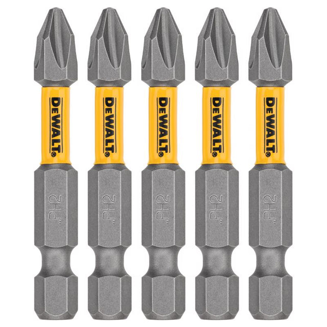 DeWalt Max Fit Phillips #2 X 2 in. L Screwdriver Bit Set Steel 5 pk