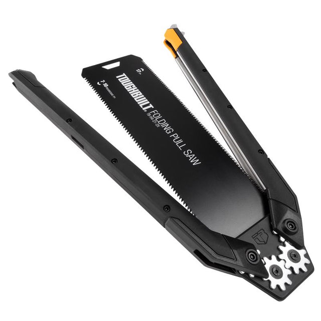ToughBuilt 9.75 in. Steel Folding Pull Saw 17 TPI Fine 1 pc