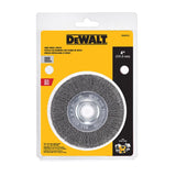 DeWalt 4 in. Coarse Crimped Wire Wheel Brush Metal 4500 rpm 1 pc