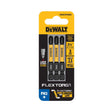 DeWalt FlexTorq Phillips #3 X 2.25 in. L Impact Driver Bit Set Steel 3 pc
