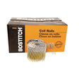 Bostitch 3-1/4 in. L Wire Coil Hot-Dip Galvanized Framing Nails 15 deg 2700 pk
