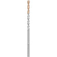 DeWalt 1/4 in. X 4 in. L Carbide Tipped Percussion Drill Bit 3-Flat Shank 1 pc