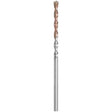 DeWalt 1/4 in. X 6 in. L Carbide Tipped Percussion Drill Bit 3-Flat Shank 1 pc