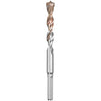 DeWalt 1/2 in. X 6 in. L Carbide Tipped Percussion Drill Bit 3-Flat Shank 1 pc