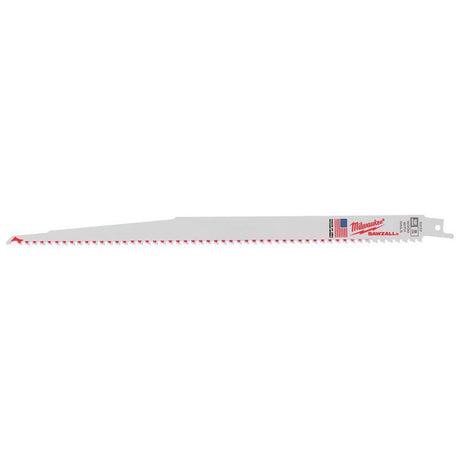 Milwaukee Sawzall 12 in. Bi-Metal Thin Kerf Reciprocating Saw Blade 5 TPI 5 pk